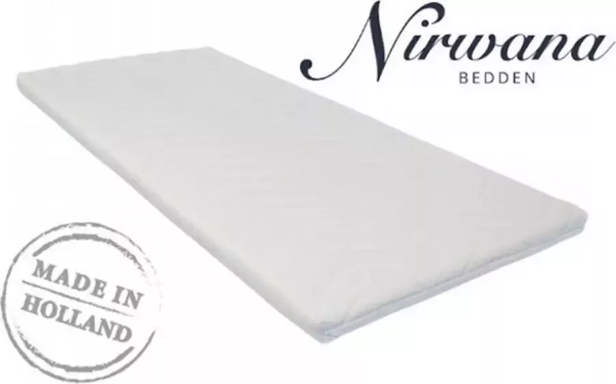 Nirwana Bedden Topdekmatras Topper Nasa-Visco Traagschuim 160x200 c.a 7cm dik