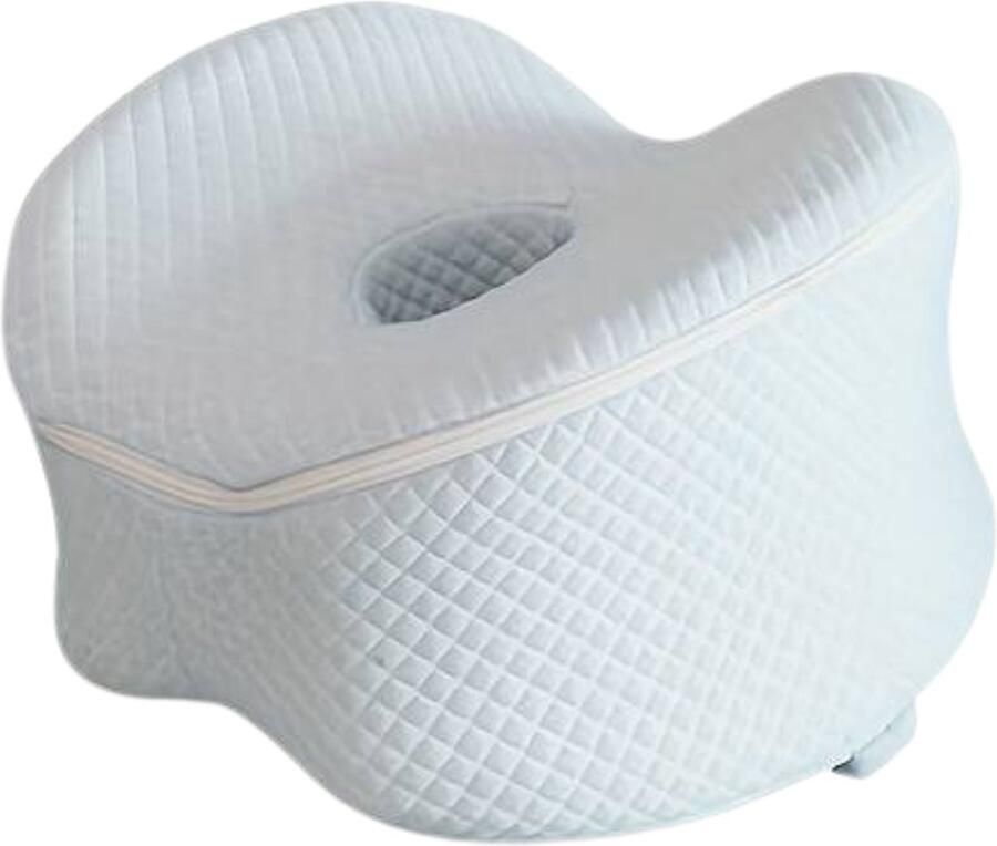 Nivard Orthopedisch Kniekussen Voor In Bed Zijslaapkussen Beenkussen Volwassenen Orthopedisch Kniekussen Blauw