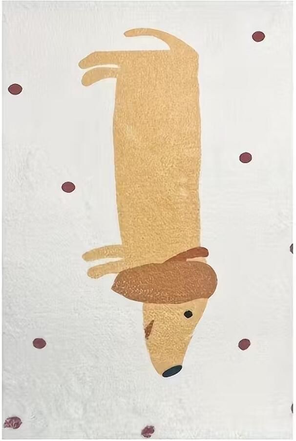 Nixnix Kinder Vloerkleed Hond 100cm x 40cm Kinderkamer Babykamer Kinderen Baby's Nordic Anti slip Vloer kleed
