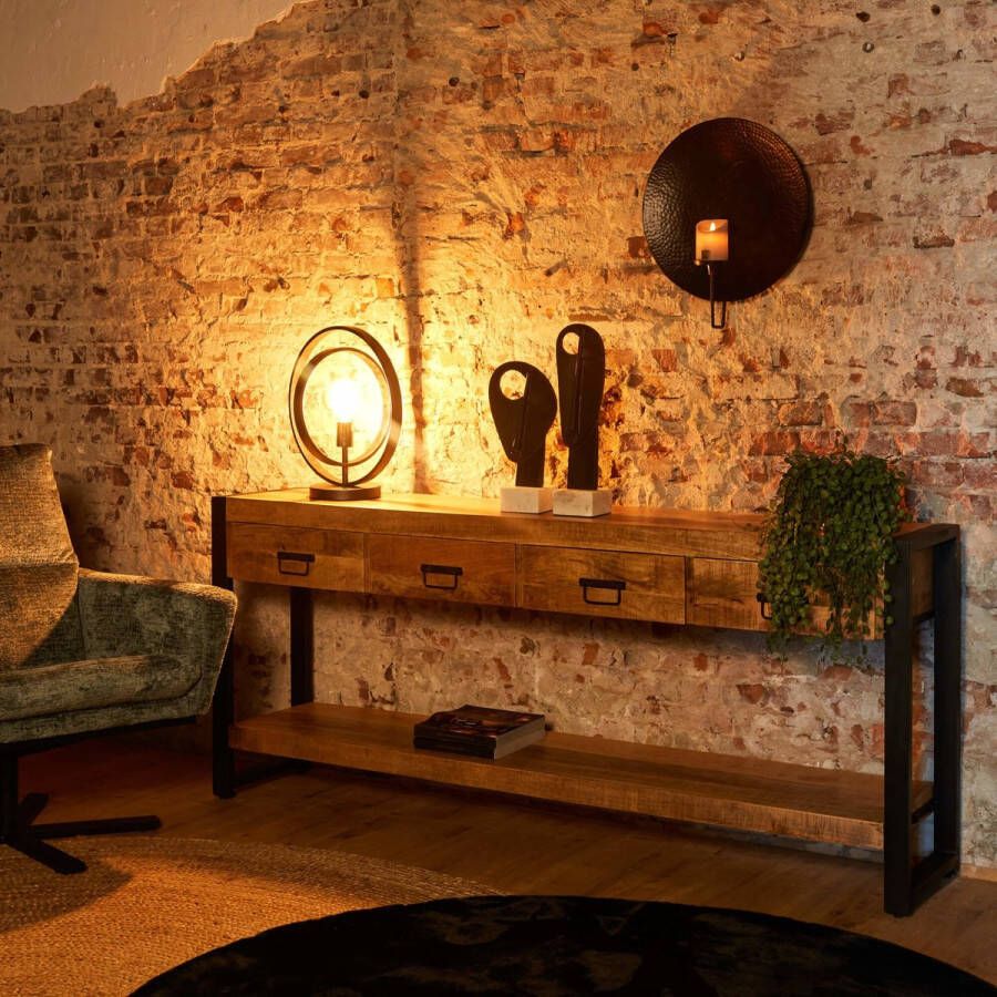 NiZa Homegoods Brittany Side Table Mango Hout Console Table 180 CM