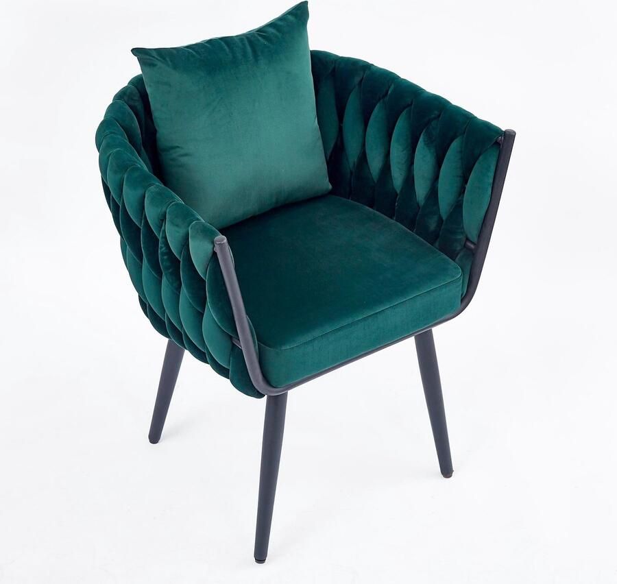 NoaHome naam: Azurro Lounge Fauteuil – Luxe Donkergroene & Grijze Comfortfauteuil voor Thuis & Kantoor