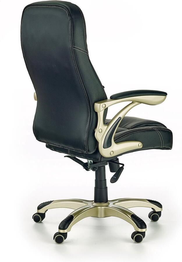 NoaHome Nolhac Executive Bureaustoel Zwart & Bruin – Comfort Stijl en Duurzaamheid in Één