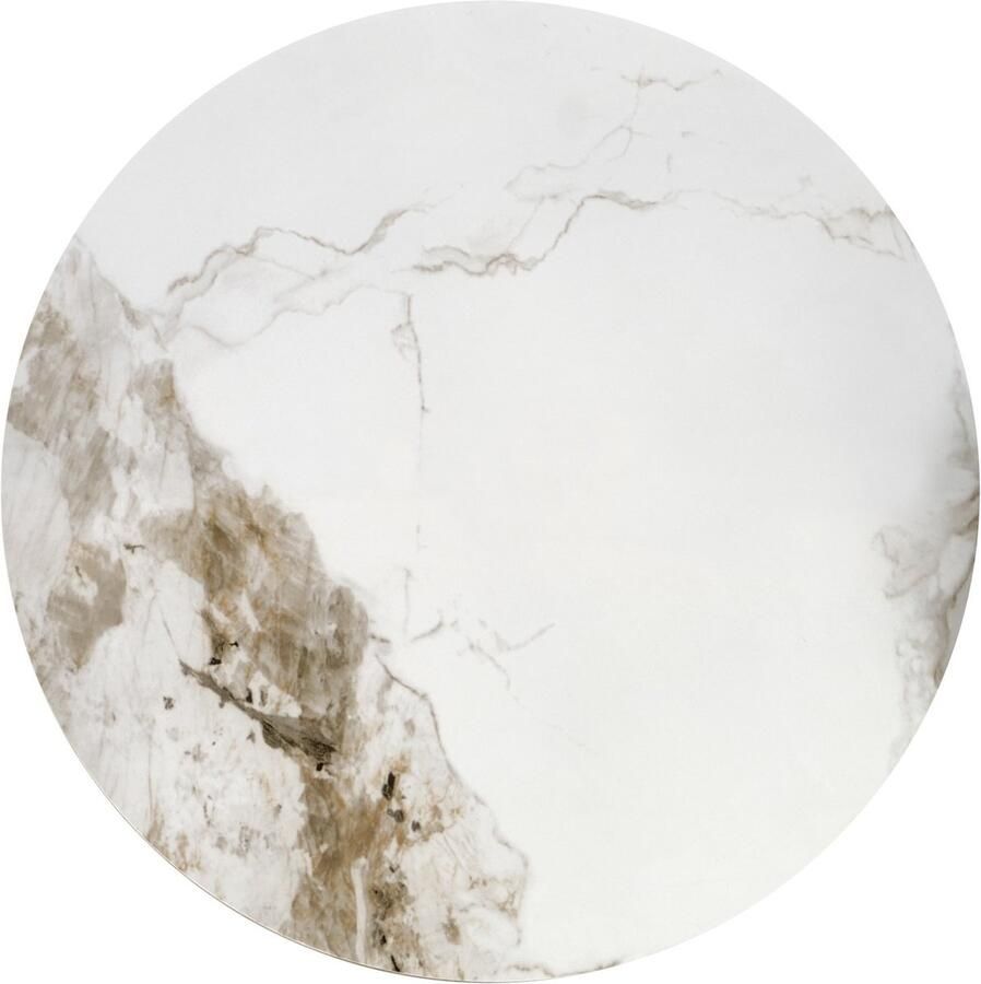 NoaHome SereniLuxe Salontafel Marmerlook Wit – Elegante Design Salontafel van