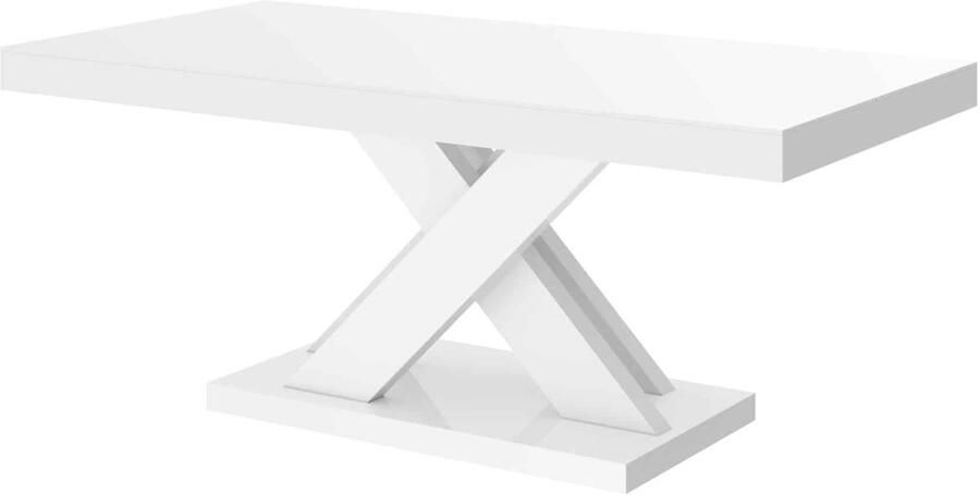 NoaHome Zyrano Salontafel Wit Hoogglans – Stijlvolle en Duurzame Houten Salontafel 120x60x50 cm