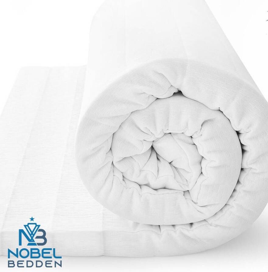 Nobel Bedden 80x200 Topdekmatras Topper Koudschuim HR Exclusive- 7CM ACTIE 100% veilig