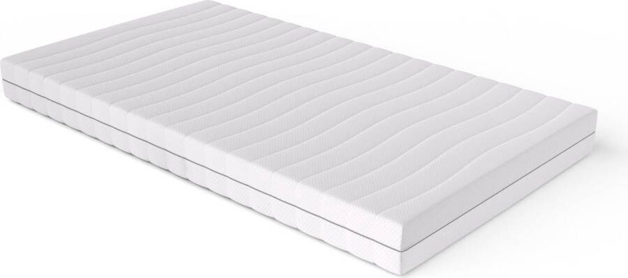 Nobel Bedden Comfort Medium HR Koudschuim Matras 90x200 Hybrid Bamboo Plus Tijk 14 cm