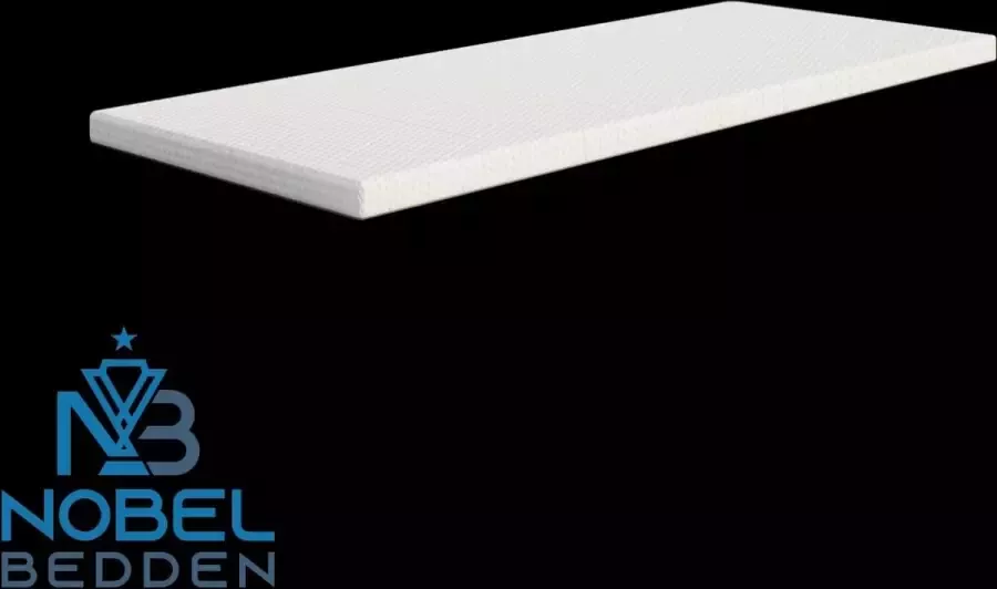 Nobel Bedden Topmatras 140x200 Topper Matras HR Koudschuim Hybrid Topdekmatras 9cm Afritsbaar Wasbaar Tijk Orthopedisch Purschuim 4 Seizoens Topper Hotel XXXL Anti Bacterieel Gratis Retour