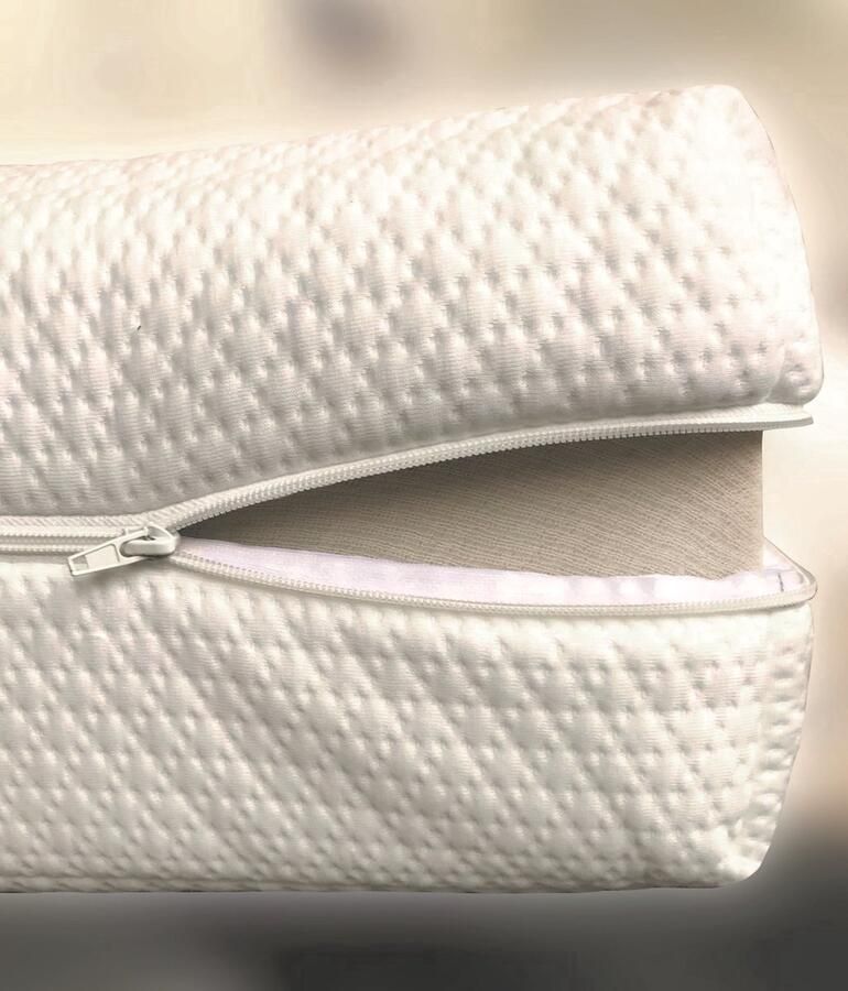 Nobel Bedden 140x200x18 Matrashoes Bamboo Deluxe Met 3zijdige Rits Anti Allergie huisstofmijt Dikte 18 cm 140x200 - Foto 2