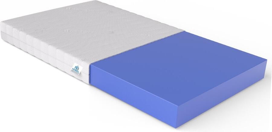 Toros Bedden Topper matras 140 x 200 – 2-Pers Topdekmatras HYBRID Koudschuim DELUXE – 7 CM Dik Bamboo Antibacterieel Orthopedisch Verantwoord Incl Wasbare Hoes - Foto 2