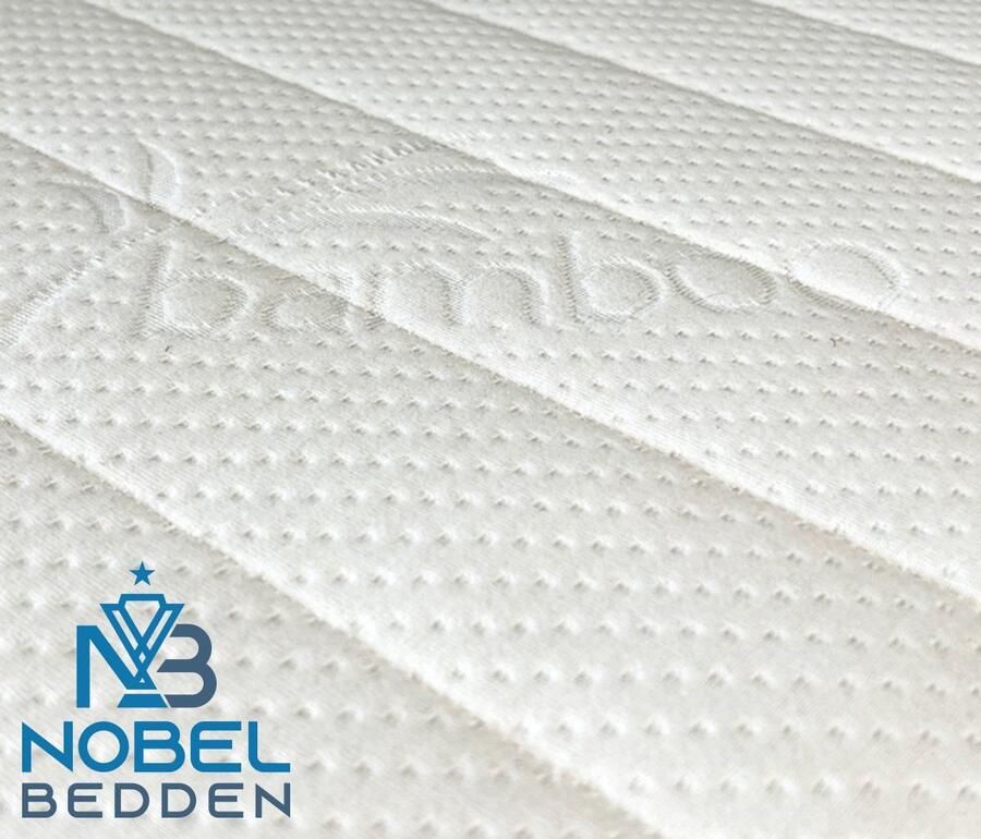 Nobel Bedden Topper Bamboe Hybrid Koudschuim Gel Topdek Matras 200x200 let op!! nu 9cm dik ipv 7cm - Foto 2