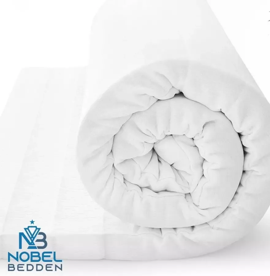 Nobel Bedden Topdek Luxue Slaapcomfort 140x200x7 Topper Topmatras Orthopedisch Gratis Retour-Anti Bacterieel-Actie