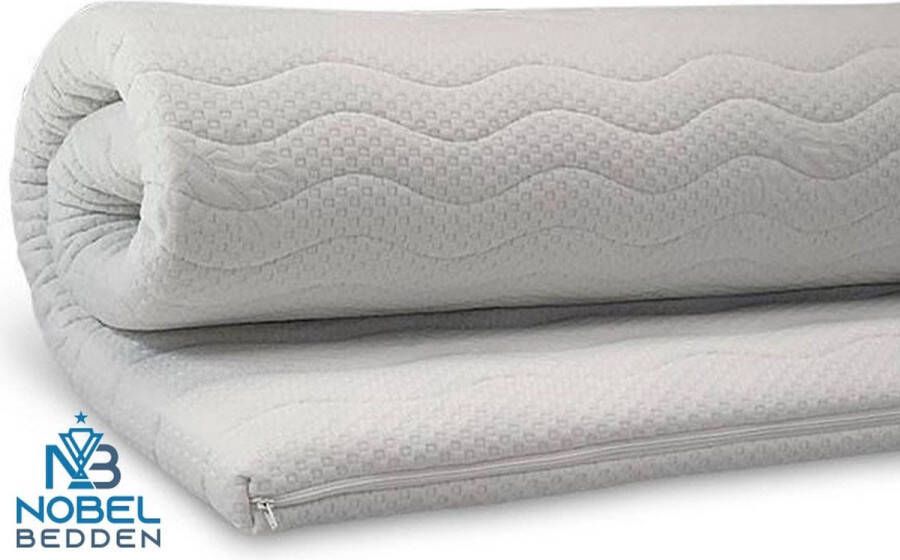 Nobel Bedden Topmatras Topper Topdek 80x200 HR Koudschuim Cooltouch 7 cm dik Medium stevig