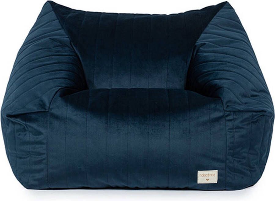 Nobodinoz Chelsea Velvet zitzak Night Blue - Foto 2