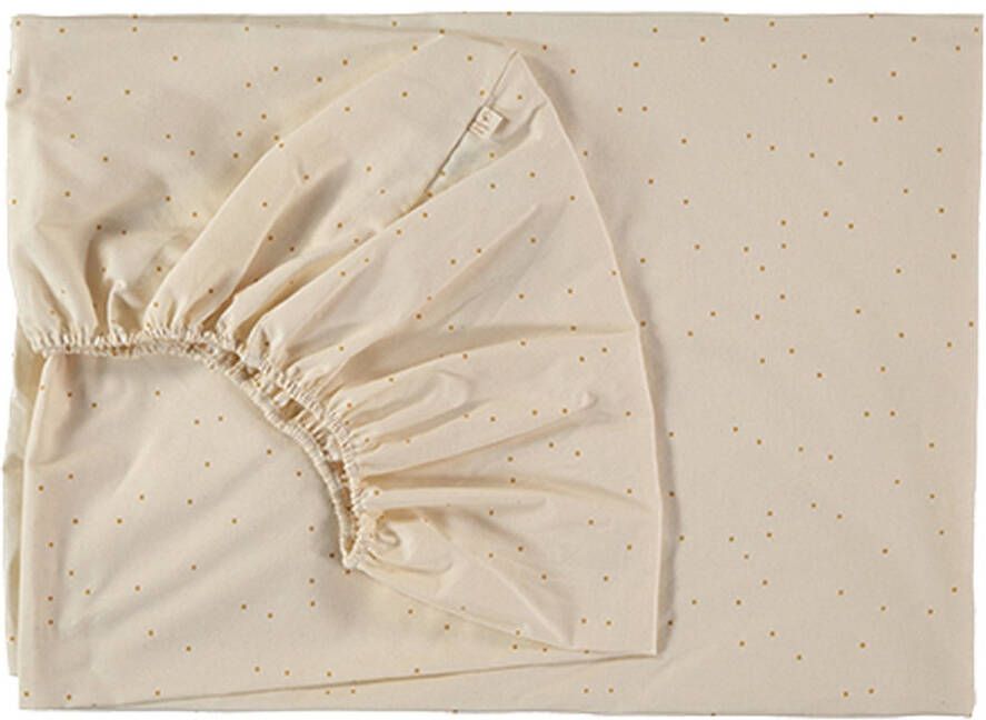 Nobodinoz Hoeslaken Meegroeibed Tibet Honey sweet dots 70x140