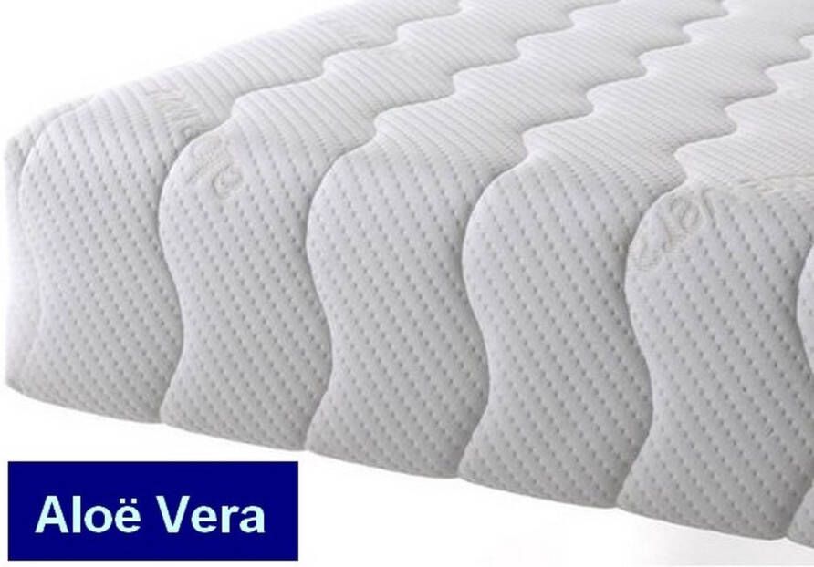 NoLizzz Aloe Vera Eenpersoons Matras -SG30 Polyetherschuim 14cm Stevig ligcomfort 90x200 14