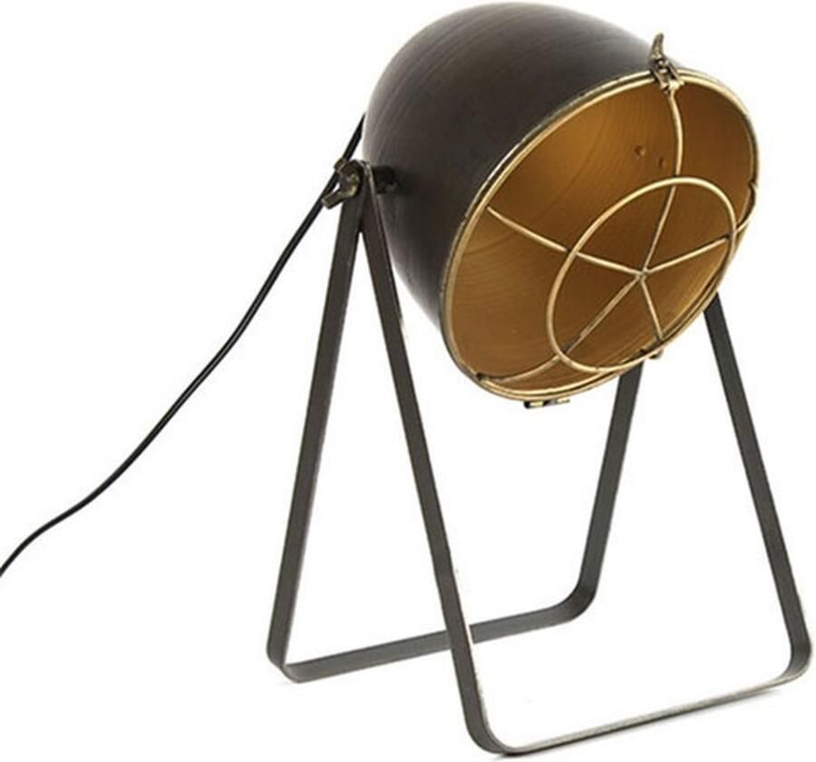 Non-Branded Tafellamp Alain 24 X 41 Cm E27 Staal Koper