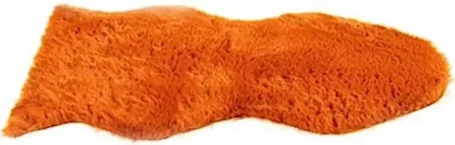 Non Branded Non-branded Vloerkleed Jozias 30 X 50 Cm Fleece Roestbruin