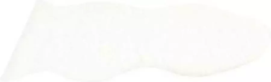 Non Branded Non-branded Vloerkleed Jozias 60 X 90 Cm Fleece Wit