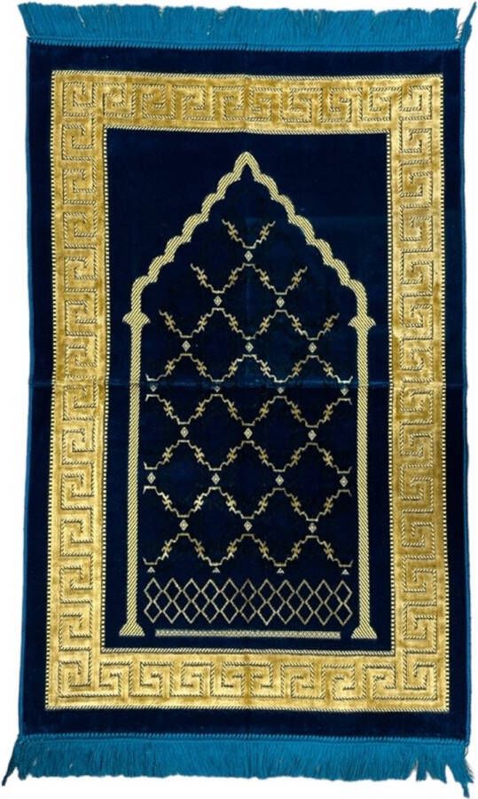 NOORGIFT Gebedskleed Mihrab Motief Turqoise