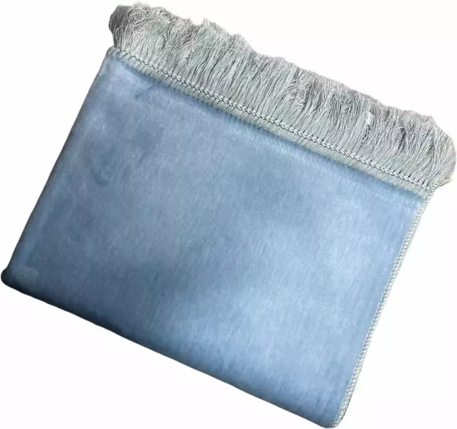 Noorgifts Fluwelen Gebedskleed Babyblauw