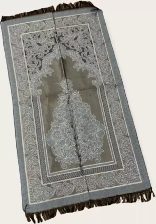 Noorgifts Gebedskleed Budget Zwart met Blauw - Foto 2