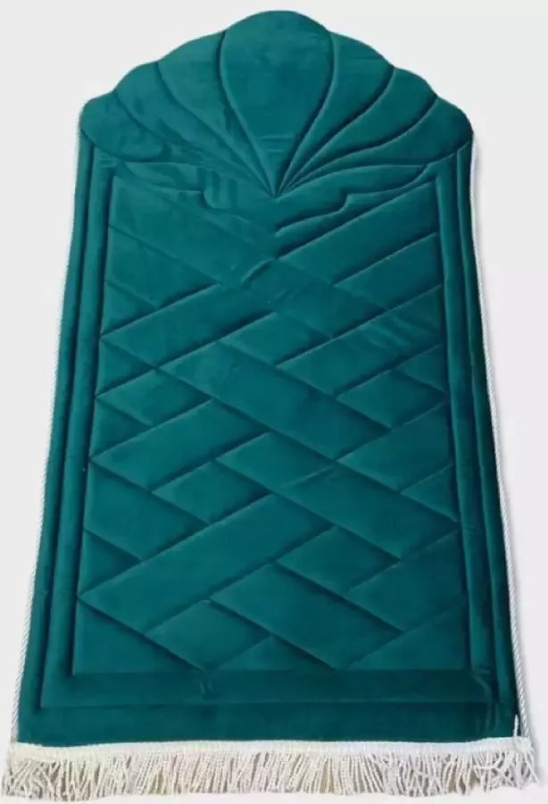 Noorgifts Luxe Gebedskleed Art Design Groen