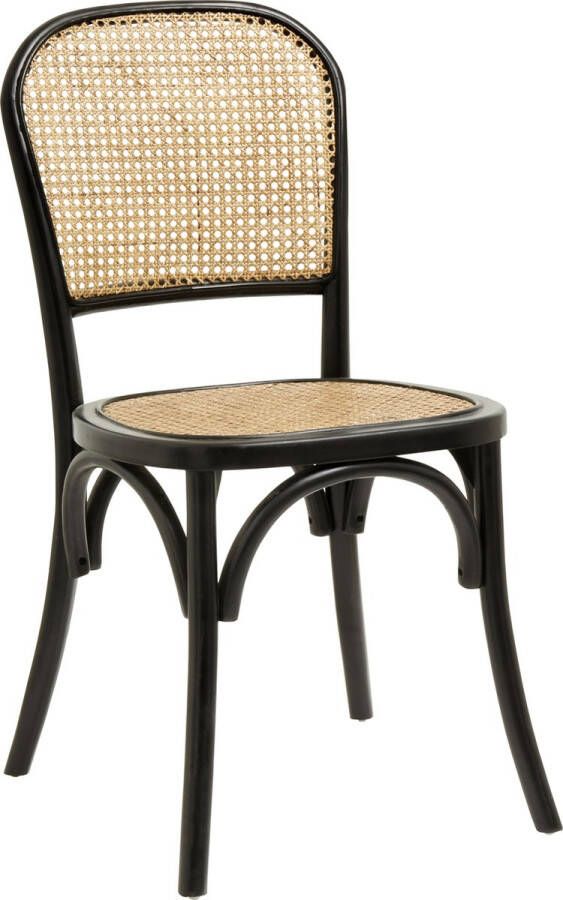 NORDAL BY PHILLINE.BE Houten stoel Nordal Eetkamerstoel Naturel Zwart- Thonet