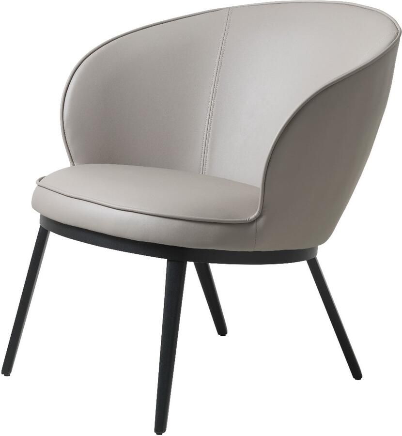 Nordic Home Arvid fauteuil leer taupe