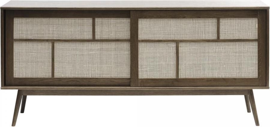 Nordic Home Ivar eiken dressoir 180 cm bruin