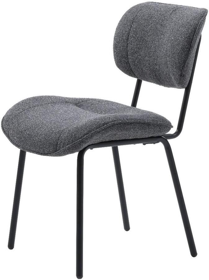 Nordic Home Joakim eetkamerstoel donkergrijs