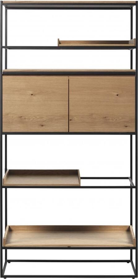 Nordic Home Jonah boekenkast 181 cm