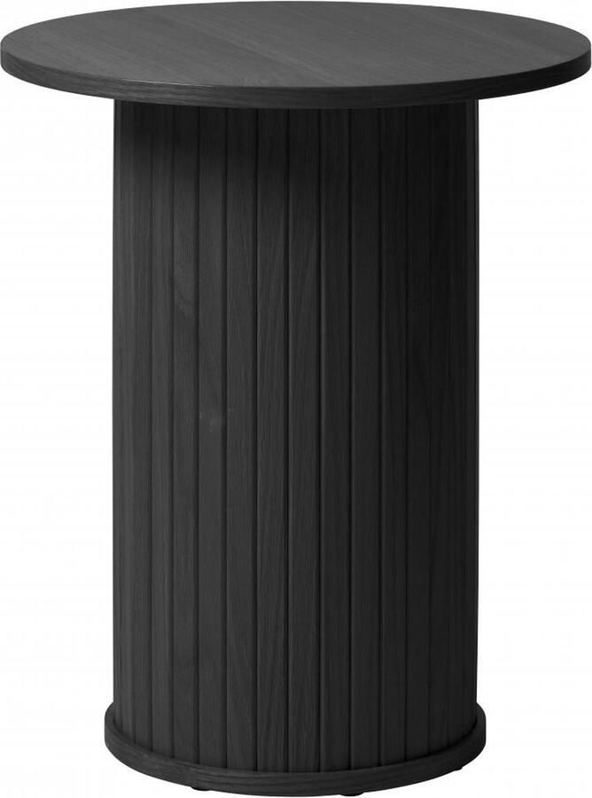 Nordic Home Kelly bijzettafel ø50 cm zwart