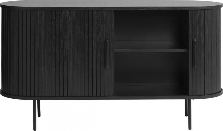 Nordic Home Kelly dressoir 140 cm zwart