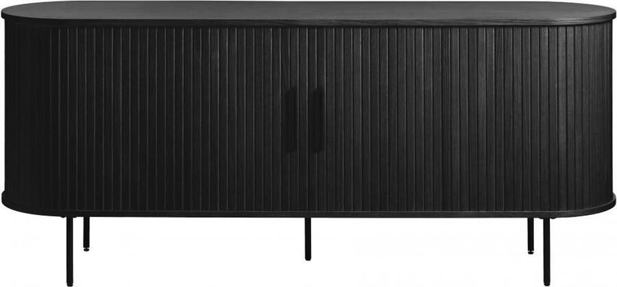 Nordic Home Kelly dressoir 180 cm zwart