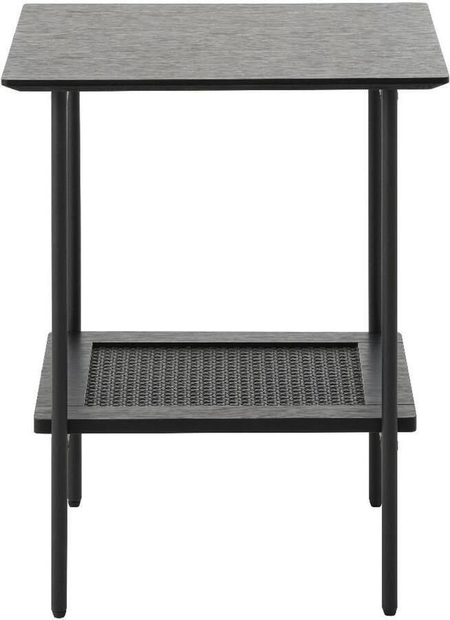 Nordic Home Meya bijzettafel 45x45 cm zwart