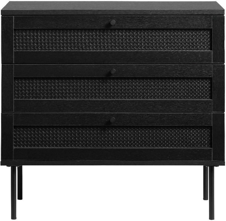 Nordic Home Meya ladekast zwart