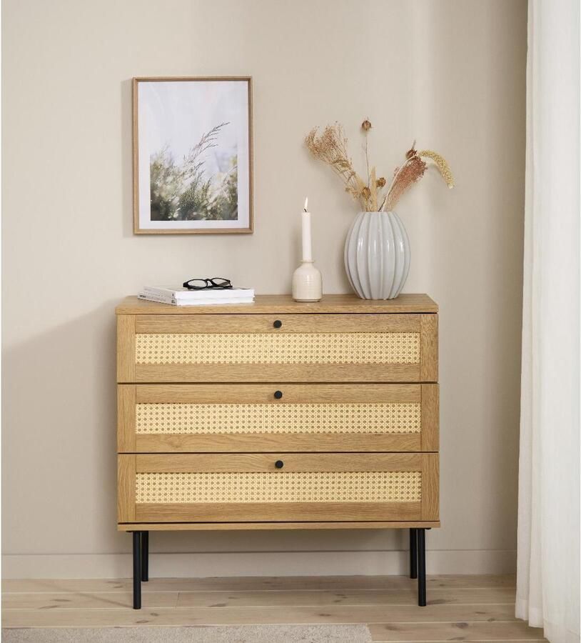 Nordic Home Meya ladekast zwart - Foto 2