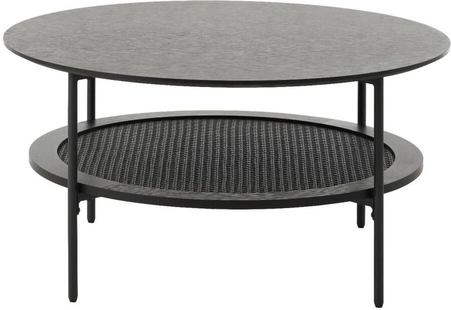 Nordic Home Meya salontafel Ø80 cm zwart