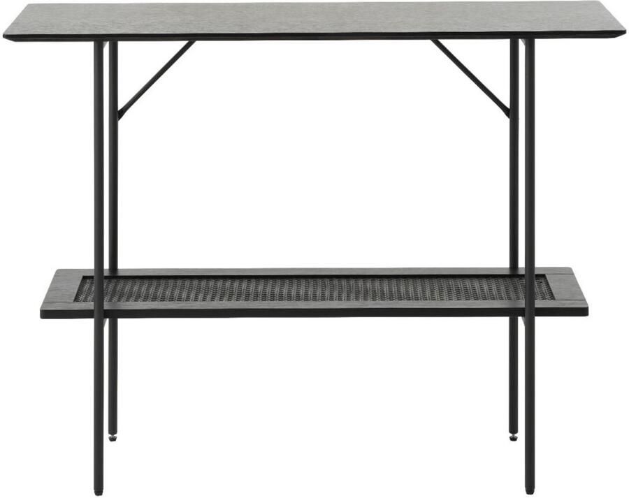 Nordic Home Meya sidetable 100 cm zwart