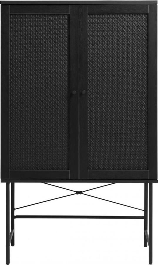 Nordic Home Meya wandkast zwart