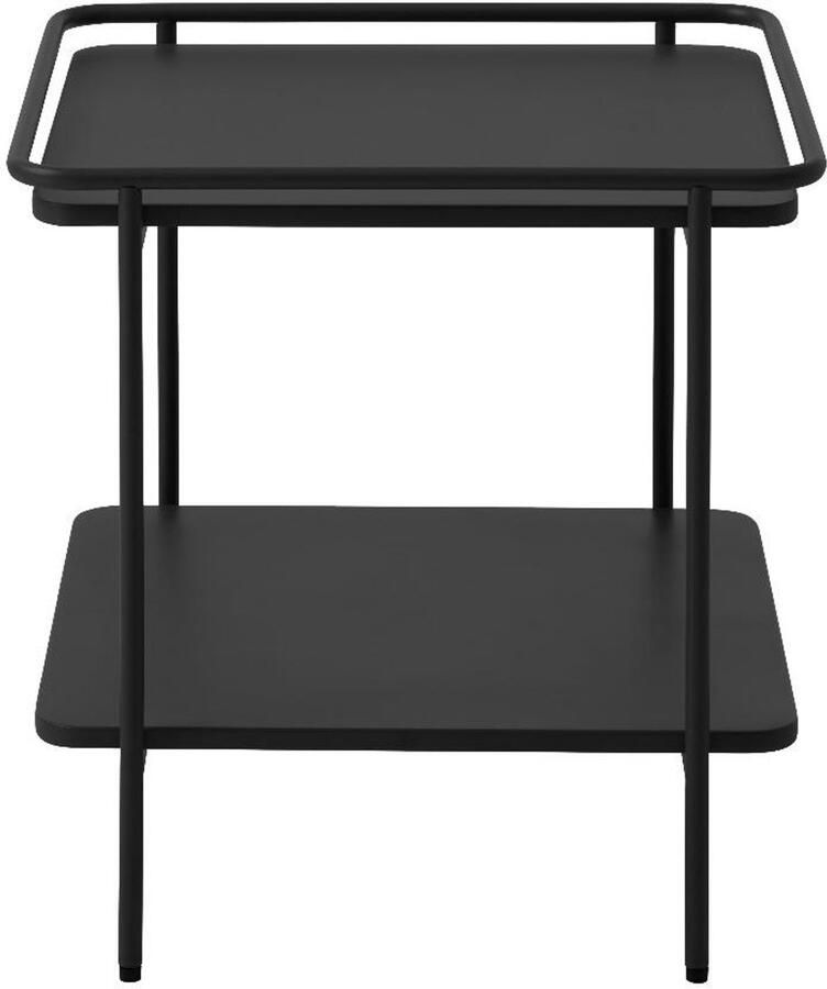 Nordic Home Millie bijzettafel 45x45 cm zwart