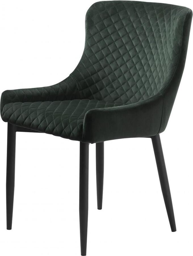 Nordic Home Milly eetkamerstoel velvet groen
