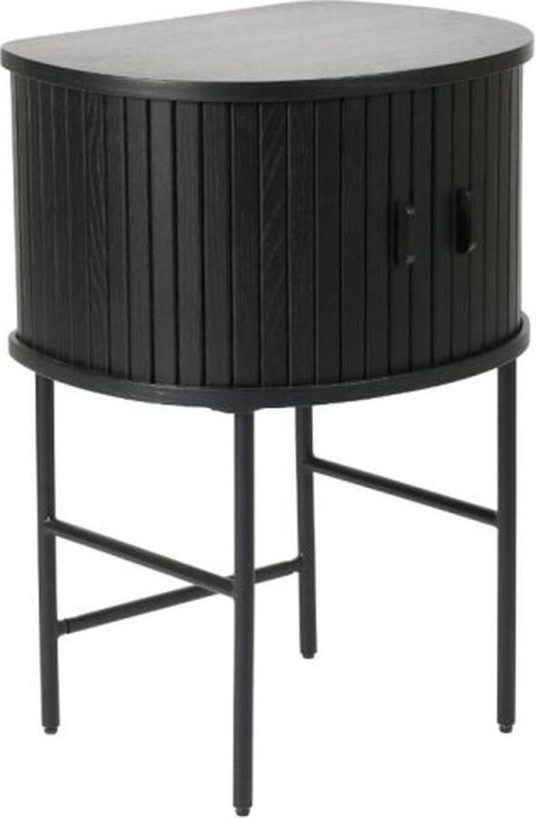 Giga Living Nachtkastje Nola Zwart Eikenhout 50x40x70cm - Foto 3