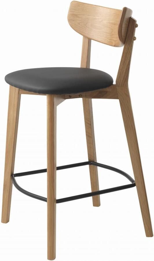 Nordic Home Oakley barkruk naturel