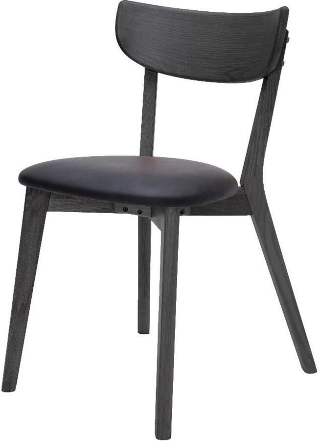 Nordic Home Oakley eetkamerstoel hout zwart