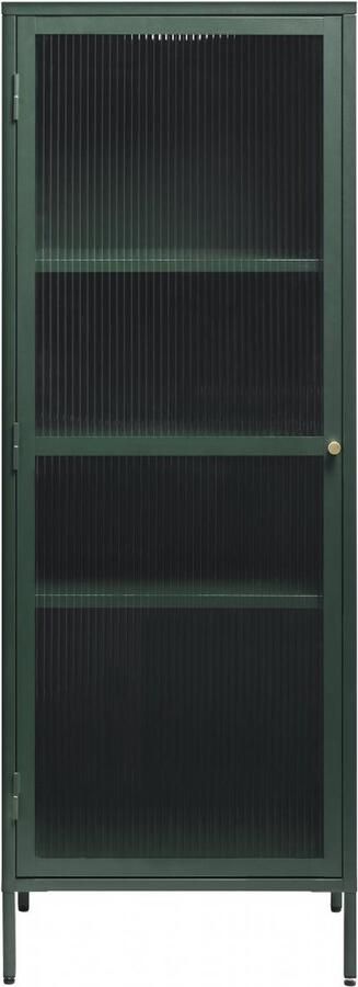 Nordic Home Olan glazen wandkast 160 cm groen