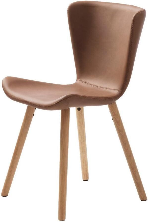 Nordic Home Orla eetkamerstoel pu-leer taupe