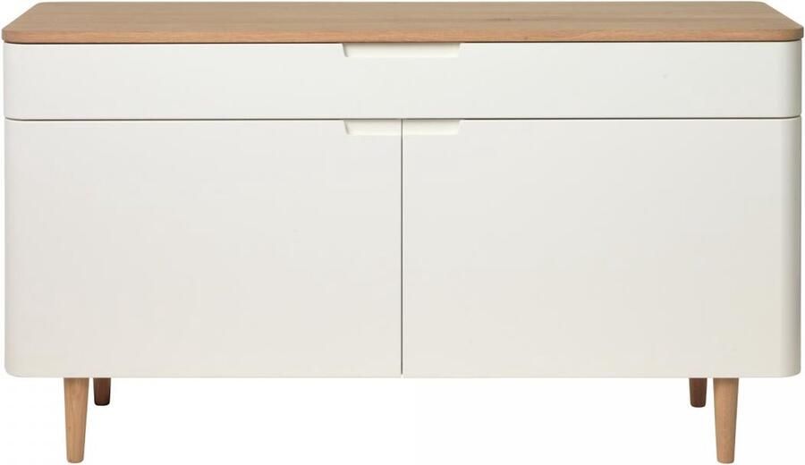 Nordic Home Rune dressoir 140 cm eikenhout -naturel wit
