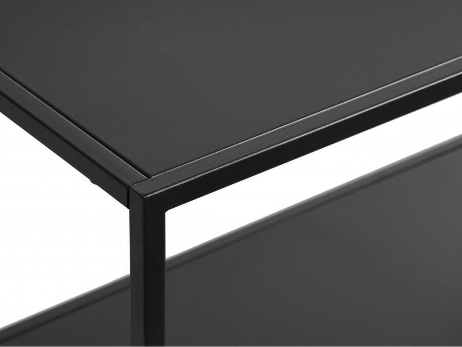 Nordic Home Sigurd metalen dressoir 1 deur 120 cm zwart