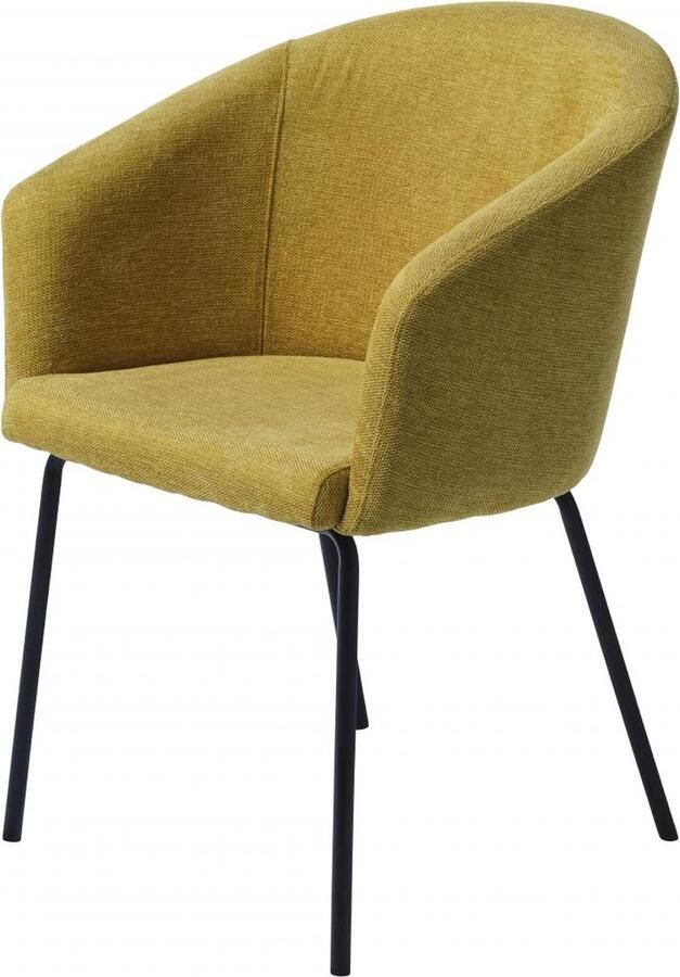 Nordic Home Thorben eetkamerstoel mosterd